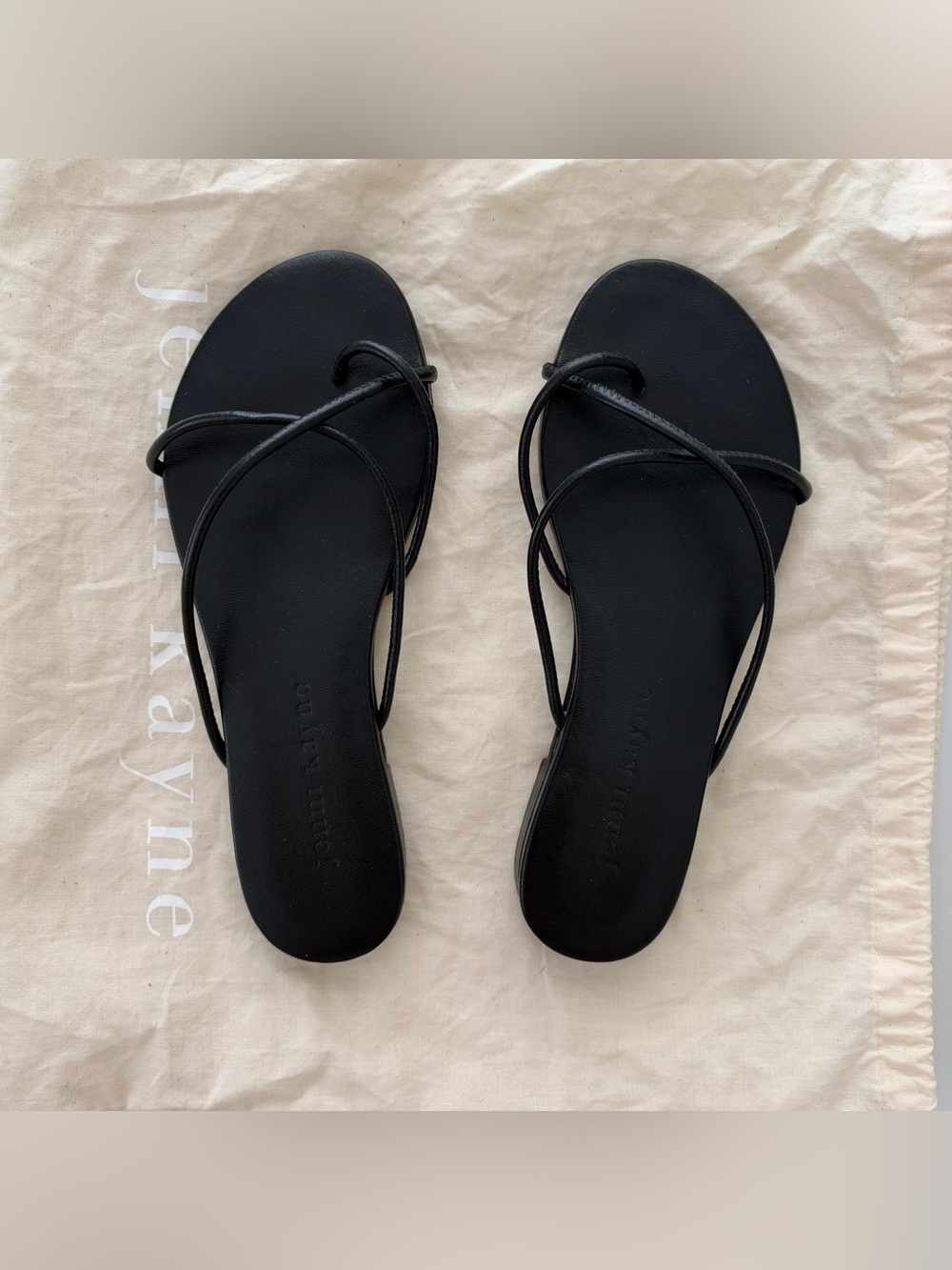 EUC Jenni Kayne Eve Sandal • Black • Size EU 36 (US 6) - Picture 1 of 6